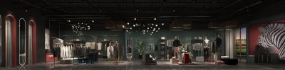 新古典服装鞋店3D模型下载